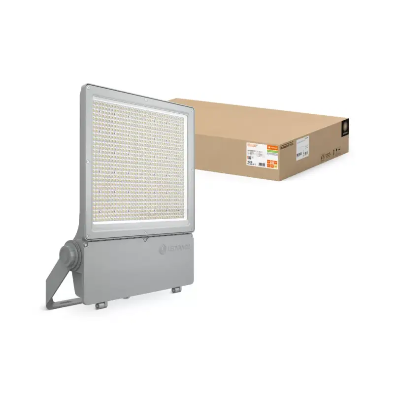 Olcsóbb LED-es reflektor kültéri spotlámpa szabályozható 65000lm 450W 3000K IP66 fehér reflektor Ledvance