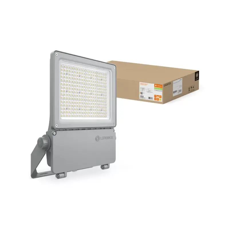 Kedvezmény LED-es reflektor kültéri spotlámpa szabályozható 130W 19900lm 3000K IP66 fehér reflektor Ledvance