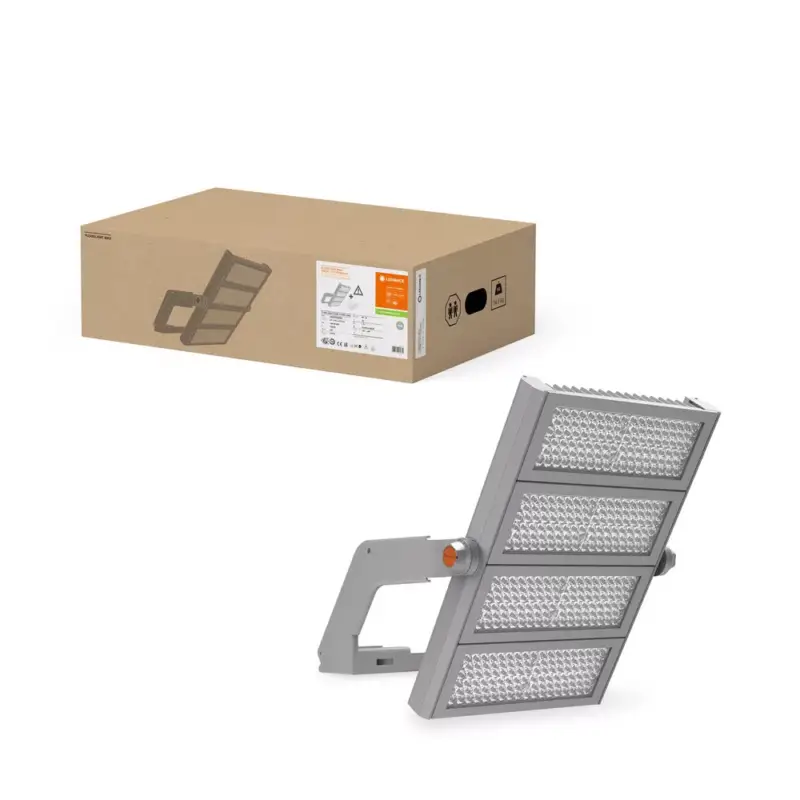 Akciós ár LED-es reflektor kültéri spotlámpa szabályozható 1200W 155000lm 5700K IP66 szürke reflektor Ledvance