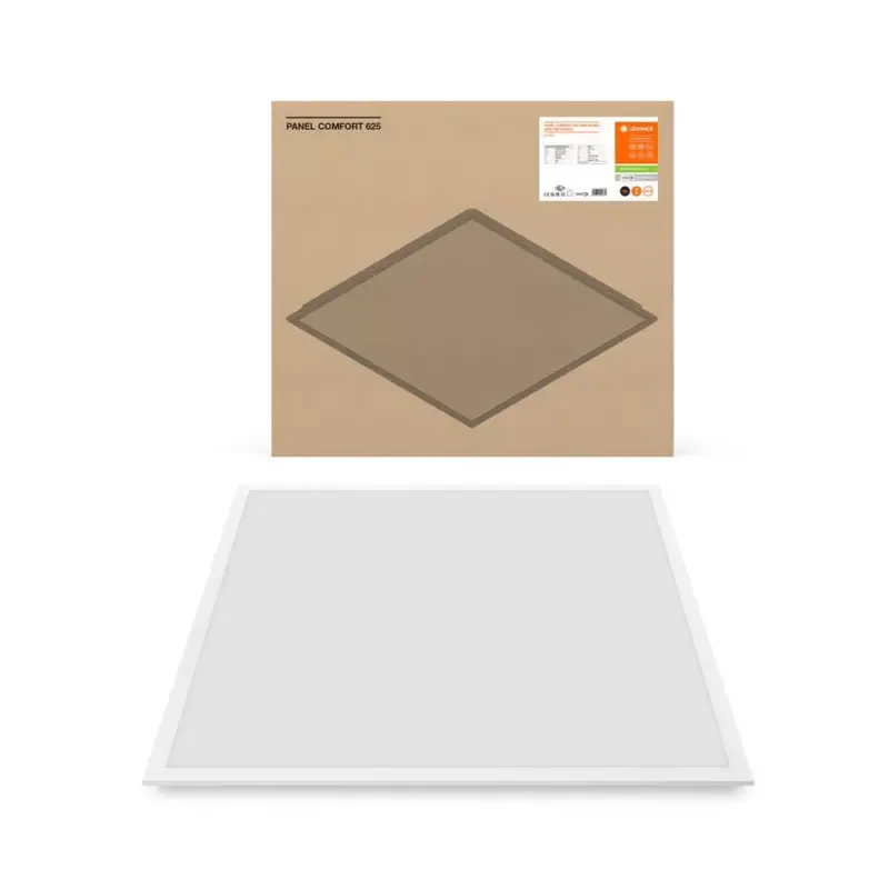 Ne maradj le LED Panel Irodai Mennyezeti Lámpa 33W 4320lm 4000K Semleges, Szabályozható Felületre Szerelt Süllyesztett Fehér 62x62cm UGR19 Comfort Ledvance