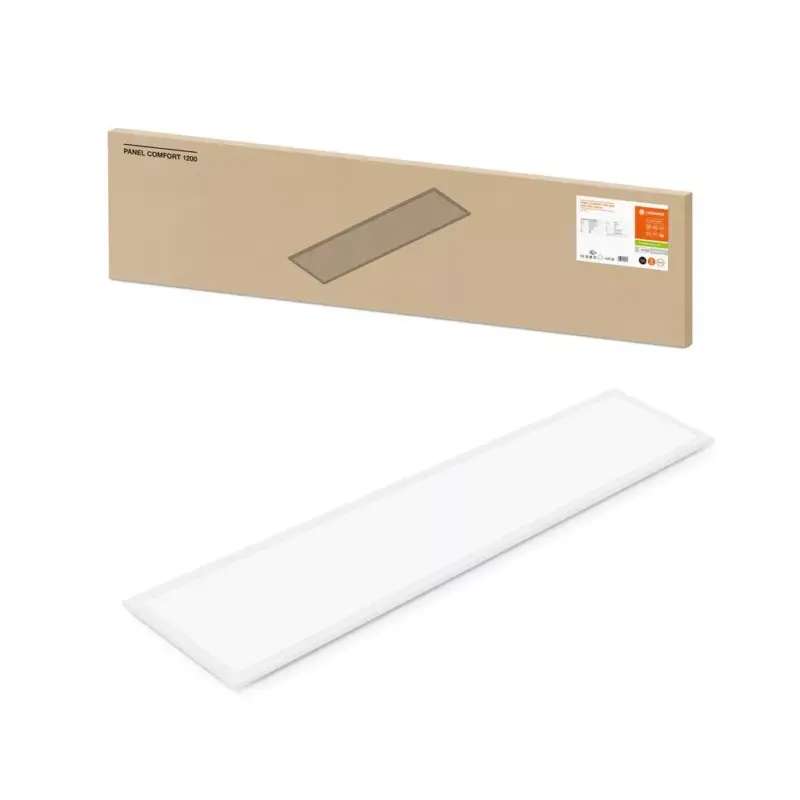 LED panel mennyezeti lámpatest 33W 4320lm 4000K Semleges, szabályozható, felületre szerelhető, süllyesztett, fehér, 120x30cm Comfort Ledvance Bestseller
