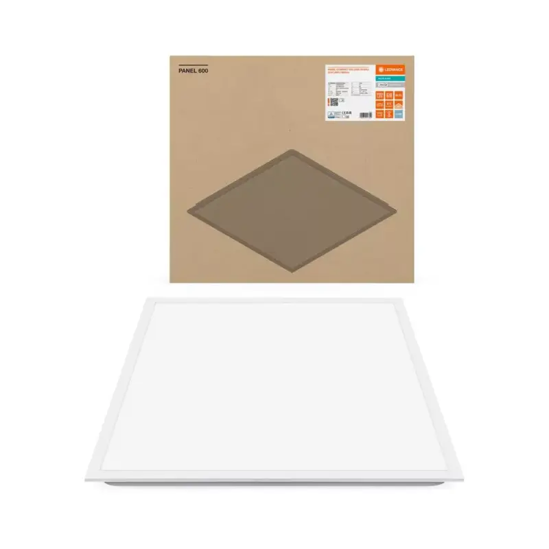 LED Panel Irodai Mennyezeti Lámpa 33W 3630lm 6500K Hidegfényű, Szabályozható Felületre Szerelt Süllyesztett Fehér 60x60cm UGR19 Compact Ledvance Kihagyhatatlan ajánlat