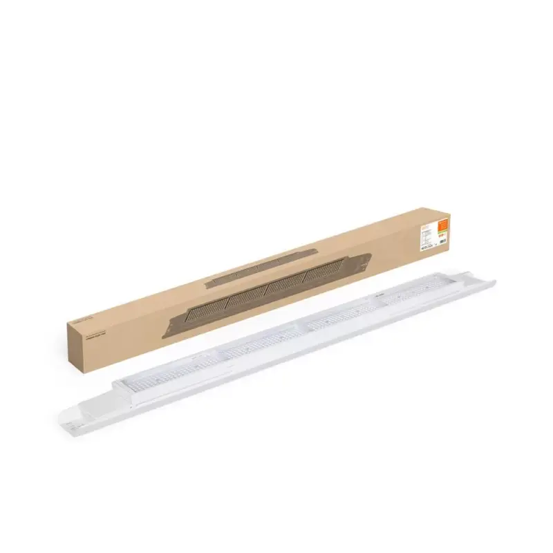 Expressz szállítás LED panel lineáris szalaglámpa 73W 11680lm 4000K Semleges, szabályozható, felületre szerelhető, függesztett, fehér, 150x10cm, alacsony öböl, Flex Ledvance