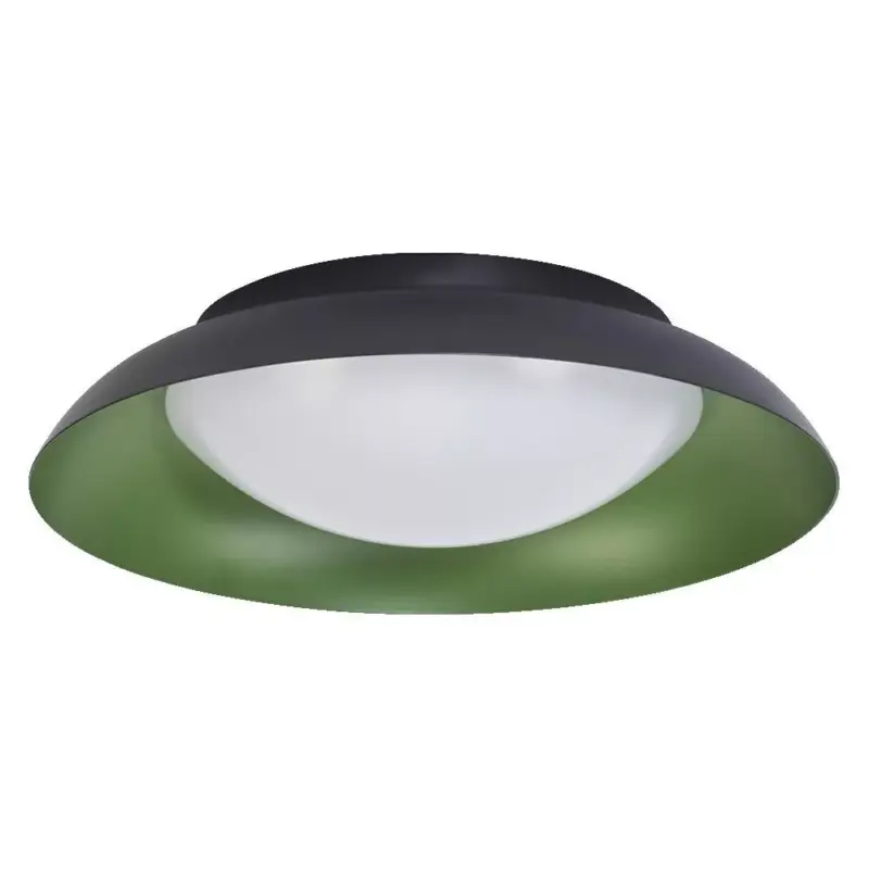 Fürdőszobai mennyezeti lámpa, felületre szerelhető, 19W, 1000lm, 3000K, meleg, fekete, zöld, IP20, szabályozható fényerővel, Obris Ledvance Szuper akció