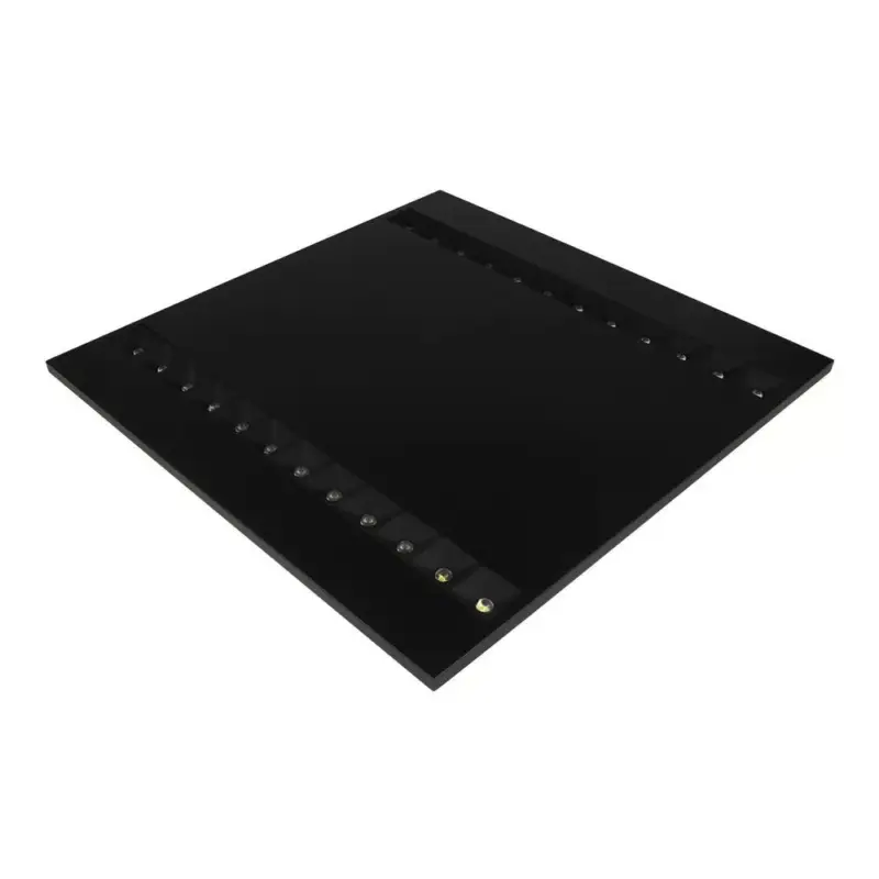 Különleges ajánlat LED panel mennyezeti lámpatest 27.5W 4000lm 4000K semleges süllyesztett szerelvény fekete 60x60cm rácsos Ledvance