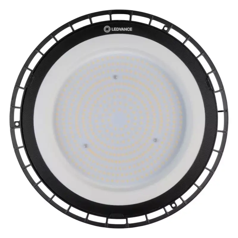 LED ipari lámpatest 225W 27000lm 6500K Hideg fekete IP65 IK06 Nagy öbölre szerelhető kompakt Ledvance Azonnali szállítás