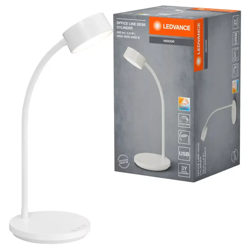 LED asztali lámpa 4,8 W 328 lm CCT szabályozható fehér irodai termékcsalád Ledvance Szezonális akció