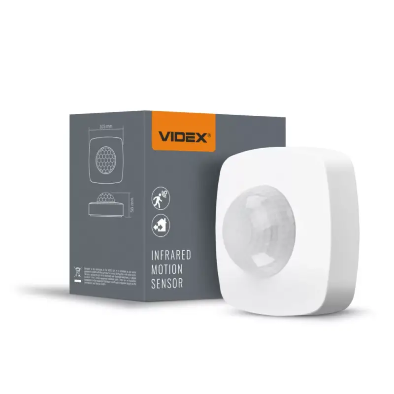 Akciós ár Mozgás- és alkonyérzékelős kültéri lámpa 1200W fehér IP54 VL-SPC24W Videx