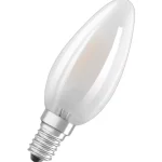 2x LED izzó B35 gyertya E14 4W = 40W 2700K 470lm Meleg 300°-os foglalat Osram Árengedmény