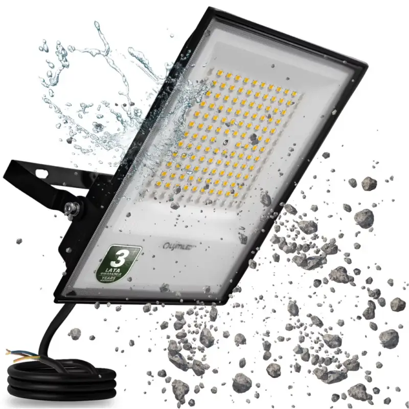 Biztonságos fizetés Világos kültéri LED reflektor 100W 11000lm 4000K Vízálló IP65 LUMILED
