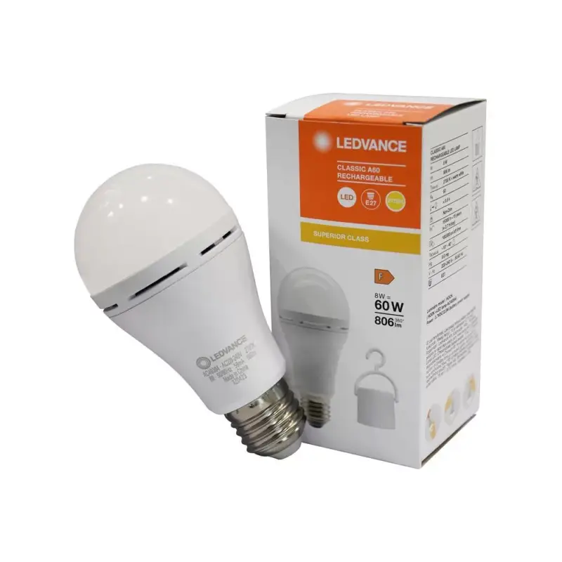Expressz kézbesítés LED gömbizzó E27 A60 8W = 60W 806lm 2700K Meleg 180° Ledvance