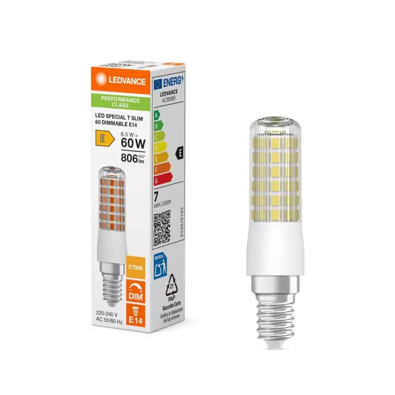 Akciós ár LED izzó E14 6,5 W = 60 W 806 lm 2700 K Meleg 320° Szabályozható Ledvance