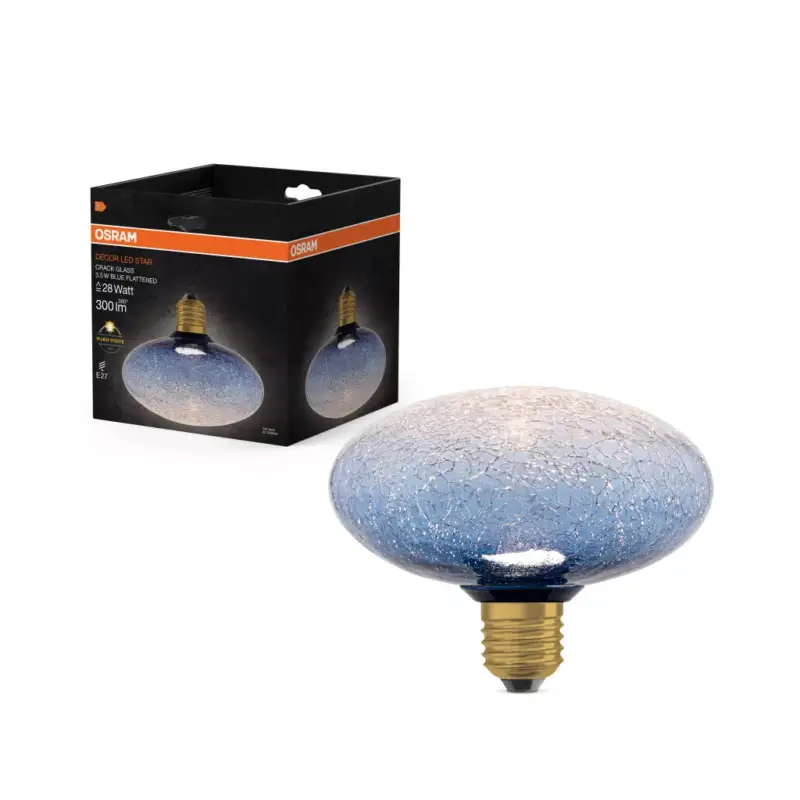 E27 LED izzó Frosty 3.5W 300lm 2700K Meleg, dekoratív, matt kék Osram Újdonság