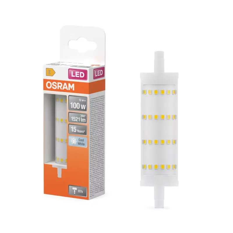 LED kapszulaizzó R7s 13W = 100W 1521lm 4000K Semleges 300° LINE Osram Szuper akció