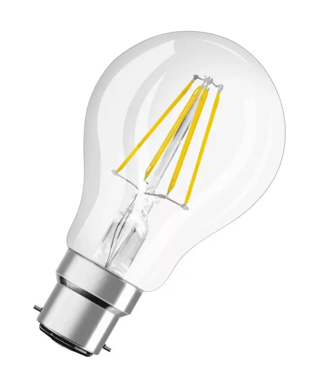 LED izzó A60 B22d 4W = 40W 470lm 2700K Meleg 300° Retrofit Filament CLASSIC Osram Rendeld meg most