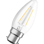 Vásárlói kedvenc LED izzó B35 gyertya B22d 2.5W = 25W 250lm Meleg 2700K 300° Retrofit Filament CLASSIC Osram