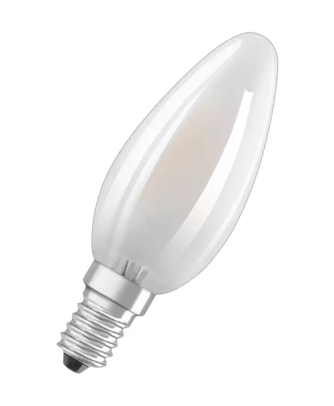 Biztonságos fizetés 2x LED izzó B35 gyertya E14 2.5W = 25W 250lm 2700K Meleg 300° Retrofit Filament CLASSIC Osram