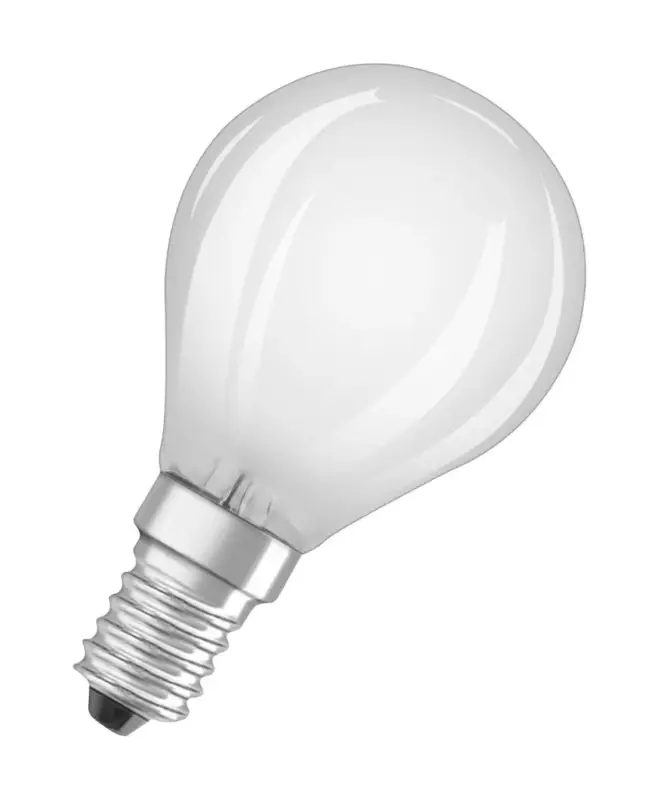 2x LED izzó P45 gömb alakú E14 2.5W = 25W 250lm 2700K Meleg 300° Retrofit Filament CLASSIC Osram Akciós ár