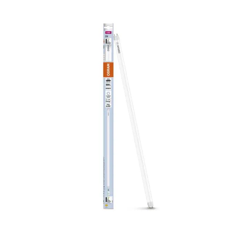 Kedvezmény LED fénycső G13 T8 6.6W = 18W 800lm 4000K Semleges 190° 60cm LED TUBE EM Osram
