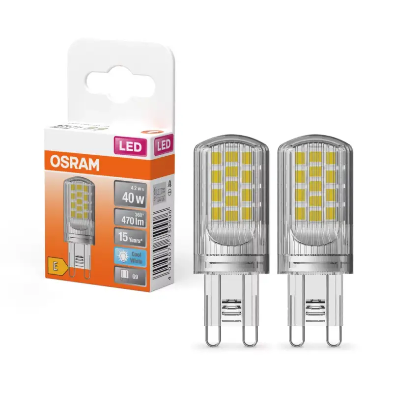 Nézd meg most G9 LED izzó 4,2 W = 40 W 470 lm 4000 K Semleges 300° PARATHOM Osram