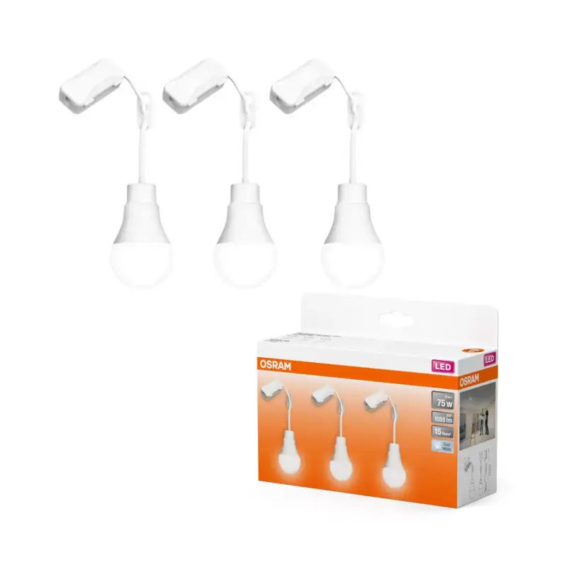 Expressz szállítás 3x LED izzó felújító lámpa 10W 1055lm 4000K semleges 200° sorkapoccsal Osram