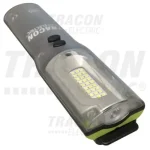 Tracon Nagy teljesítményű LED kézilámpa 10/3W 6500K3,7V, 6600 mAh Li-Ion 1000/220lm 3/9h IP54 STLHL10W Legkelendőbb