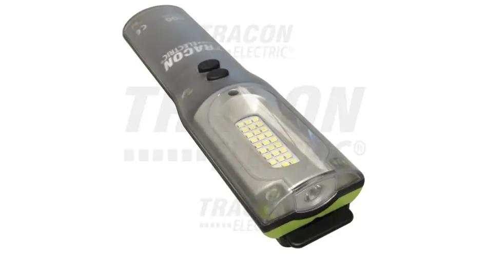 Tracon Nagy teljesítményű LED kézilámpa 10/3W 6500K3,7V, 6600 mAh Li-Ion 1000/220lm 3/9h IP54 STLHL10W Legkelendőbb