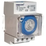 Korlátozott ajánlat Tracon sorolható sorolható kapcsolóóra, napi, elektromechanikus TKO-N