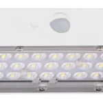 Tracon napelemes kültéri LED fali lámpa mozgásérzékelővel fehér 3W 350lm 4000K természetes fehér IP65 LSBW3W Olcsóbb