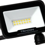 Tracon LED fényvető reflektor 10W 4000K, 1000lm SAMSUNG chippel,mozgásérzékelő csatlakozóval IP54 RSMDSU10W Outlet