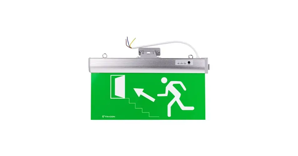 Tracon LED vészkijárat jelző lámpa ragasztható piktogramokkal EXIT-04-J-NM Olcsó