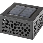 Rábalux Medulin napelemes lámpa fekete IP44 7032 Végkiárusítás