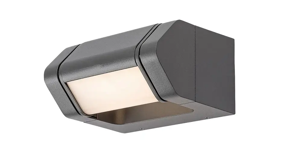 Nézd meg most Rábalux Medna LED kültéri fali lámpa 8W 530lm 3000K antracit IP54 77103