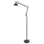Rábalux Aristeo indusztriális fekete állólámpa E27 40W 2196 Expressz kézbesítés