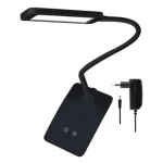 EMOS LED 6W 360 Lm 3000/4500/6800K asztali lámpatest EDDY fekete Z7599B Újdonság
