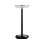 Kihagyhatatlan ajánlat Kanlux Fluxy LED asztali lámpa fekete 1,7W 140lm 3000K meleg fehér IP44 37311