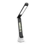 Avide Hugo LED asztali lámpa bőrhatású fehér-fekete 6W 300Lm 5000K ABLDLC-6W-WB-HG Olcsóbb