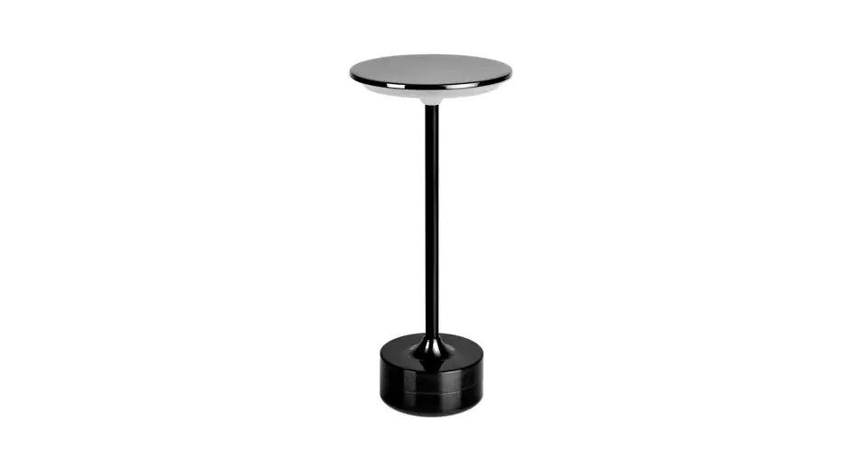 Kiárusítás Phenom New York LED asztali lámpa fekete akkumulátoros USB-C 12502B