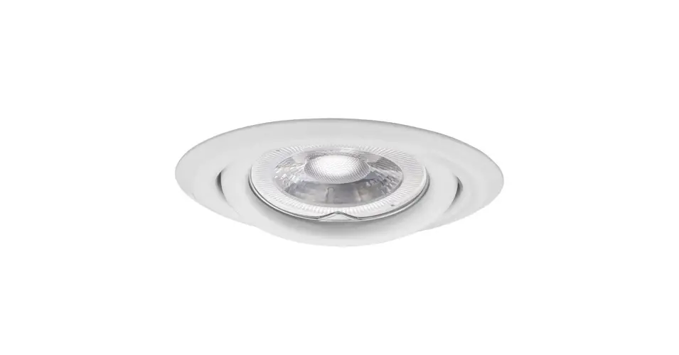 Expressz kézbesítés Kanlux ARGUS II beépíthető spotlámpa kerek billenthető fehér IP20 CT-2115-W