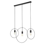 Végkiárusítás Rábalux Dilara indusztriális sítlusú hármas függeszték E27 3x40W 72019