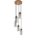 Biztonságos vásárlás Rábalux Tanno modern megjelenésű ötös függeszték E27 5x25W 72125