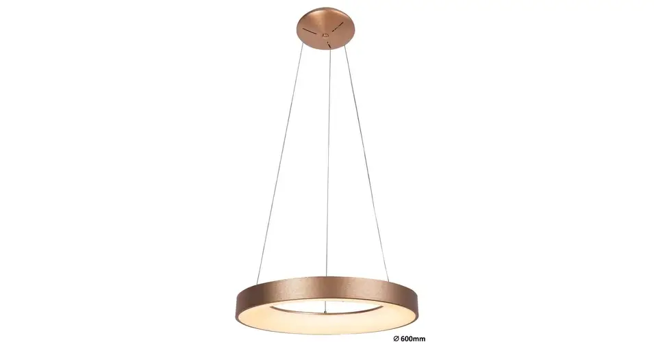 Árcsökkenés Rábalux Carmella LED függeszték arany 50W 3350lm 4000K IP20 5054