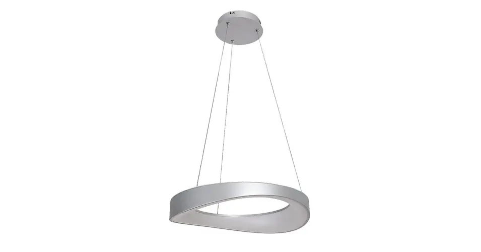 Rábalux Iliana függeszthető LED lámpa 56W 3380lm 3000K ezüst 72236 Kiárusítás