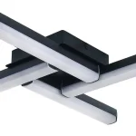 Rábalux Evan fekete fürdőszobai mennyezeti lámpa LED 18W 1750lm 4000K 2168 Vedd meg online