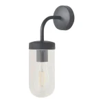 Rábalux Yago modern stílusú matt fekete fürdőszobai fali lámpa E27 60W 3310 Újdonság