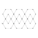 Optonica hexagon LED lámpa rendszer 11 modul 428W 51360lm 6000K 16826 Akció