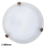 Rábalux Alabastro mennyezeti lámpa bronz körömmel E27 60W 3203 Népszerű