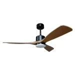 Árcsökkenés Optonica LED mennyezeti lámpa és ventilátor 18W 1440lm CCT fekete IP20 19110