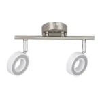 Kihagyhatatlan ajánlat Zora modern króm 2 fejes spot LED 2X4,5W Rábalux 5940