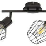 Rábalux Belano indusztriális stílusú kettes mennyezeti spotlámpa E27 2x40W 3535 Vásárlói kedvenc